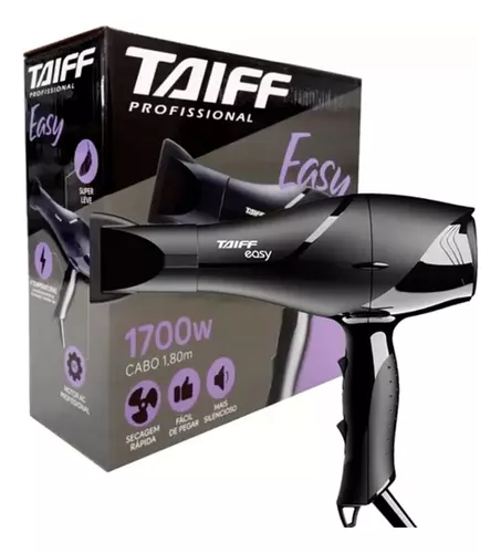 Secador De Cabelo Taiff Easy 127v 110v 1700w Profissional