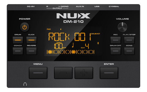 Batería Electrónica Dm-210 Nux