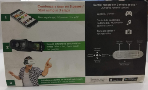 Imagen 3 de 4 de Lentes De Realidad Virtual P/smartphone Mov-055