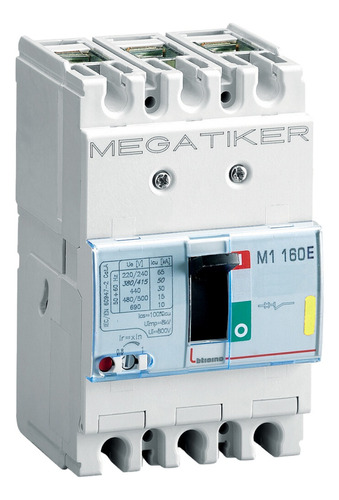 Int Termomagnetico Megatiker Ma125 3x40a T713e40 Bticino