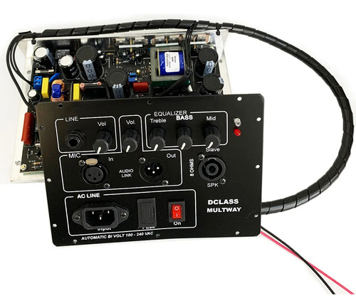Kit Dclass P/ Ativação De Caixas Multivias 500 Watts Rms