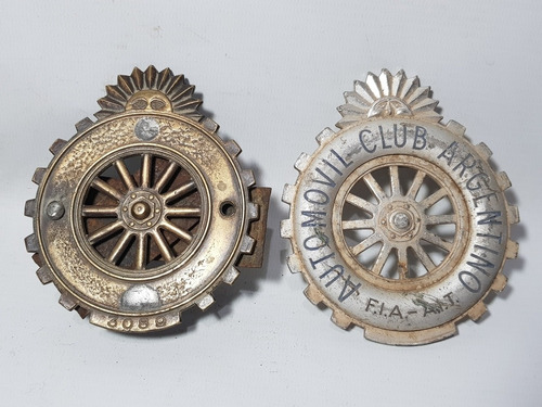 Imagen 8 de 9 de Antiguas Insignias Automóvil Club Argentino X 6 Mag 58104