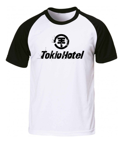 Remera Blanca Ranglan Sublimada Tokio Hotel