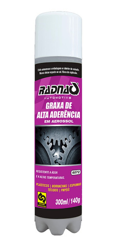 Spray Graxa Alta Aderência Resistente Água 300ml Rq6072