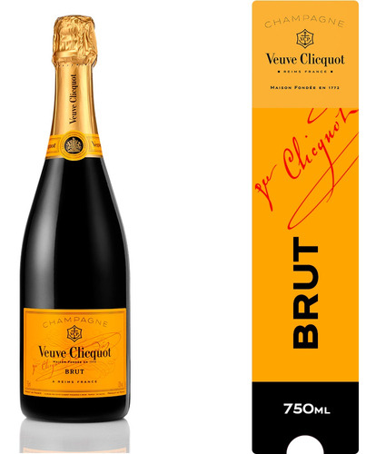 Champagne Veuve Clicquot Brut 750 Ml