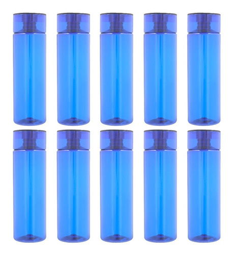 Pack De 10 Vasos De Plástico Con Tapa Enroscable Cap 660 Ml
