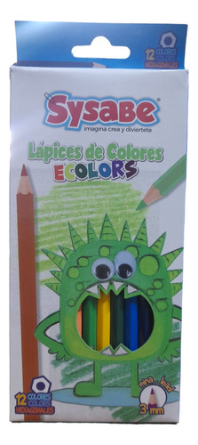 Lapices De Colores Sysabe Ecolors (combo De 3 Unidades)