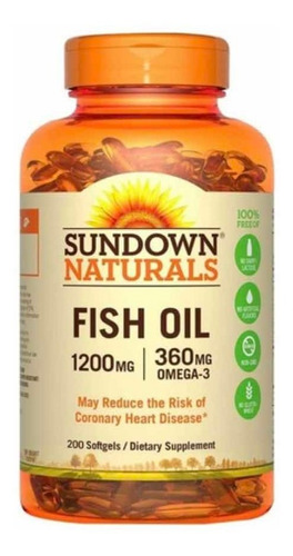 Ultra Concentrado Omega 3 / 360 Mg (200 Softgel) / Sundown