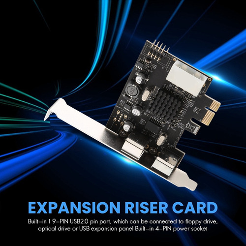 Placa Adaptadora De Expansão Pci-e De Porta Dupla Ps2