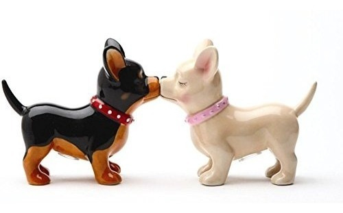 Pacific Trading Kissing Chihuahuas Pucker Up Cachorros, Sal