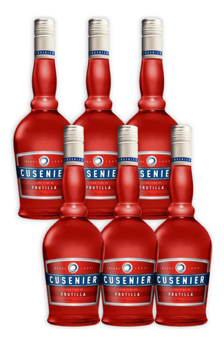 Licor Cusenier Sabor Frutilla - Caja 6x700ml