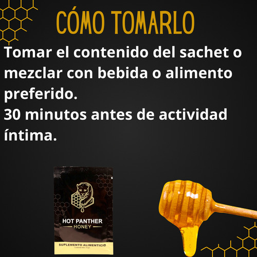 Miel Magica Hot Panther Honey Hombre Mujer Vip 1 Sache 10gr