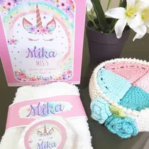 Comprar Souvenirs Primer Añito Unicornio Caja Toalla Jaboncito 10uni