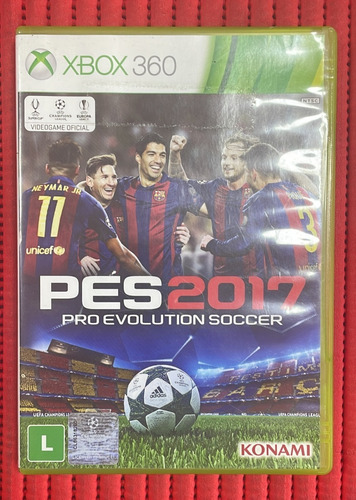 Pro Evolution Soccer 2017 Xbox 360 Midia Fisica