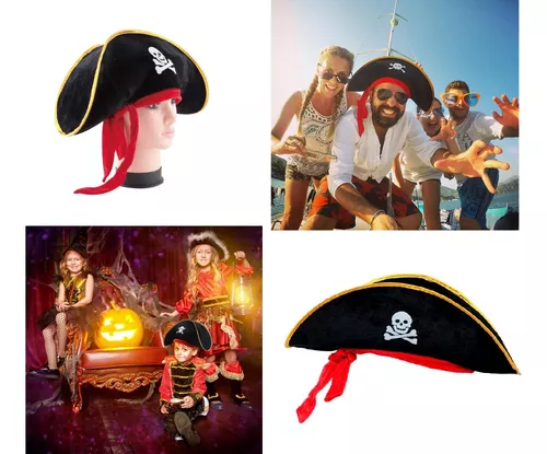 Fantasia Masculina Capitão Pirata Festa Halloween Carnaval