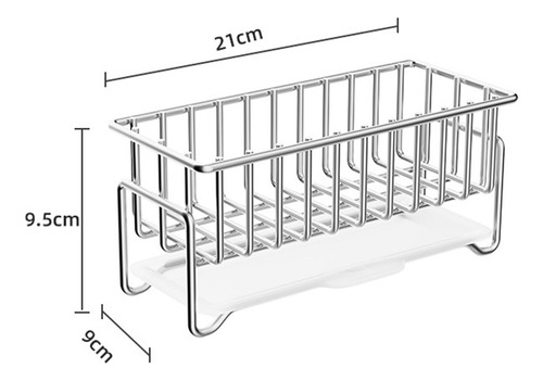 Soporte De Esponja De Acero Inoxidable, Soporte Dispensador