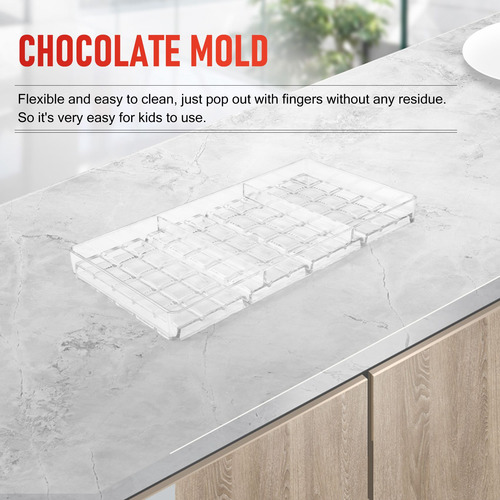Molde Para Hacer Barritas De Chocolate Cristalino Para Caram