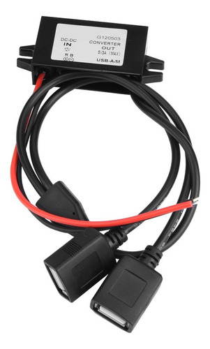 Convertidor Reductor Usb Dual Dc-dc 12v A 5v 3a