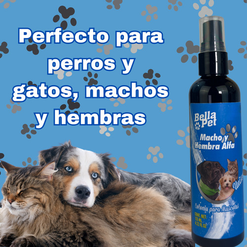 Colonia Bella Pet Unisex 125 Ml Fragancia Fresca Fragancia Aroma A Bebe