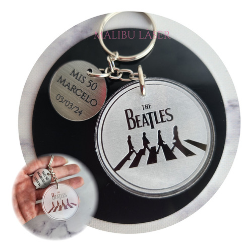 150 Llaveros The Beatles Personalizados  Souvenir