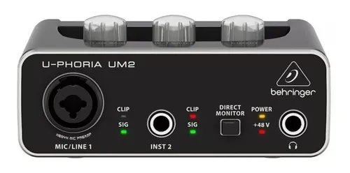 comprar Behringer  Interface Um2, U-phoria Usb 2 Anos Garantia