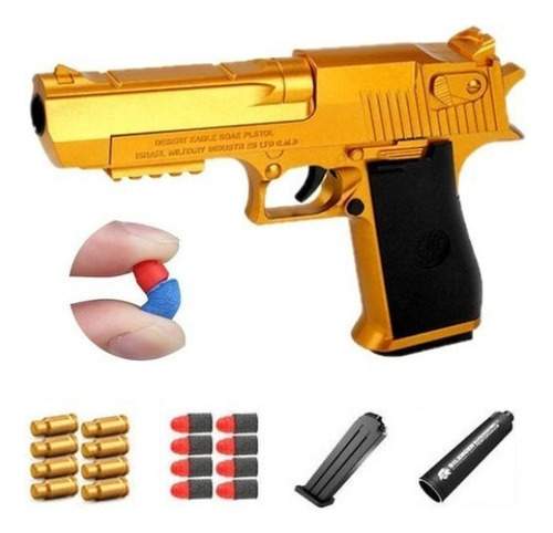 Pistola De Juguete De Bala Blanda Desert Eagle, Simulando Un