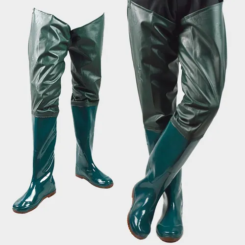 Pesca Waders Pvc Lluvia Gruesa Cadera Wader Impermeable Bota