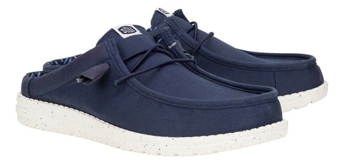 Hey Dude Wally Slip Stretch Canvas Hombre Mocasín clásico
