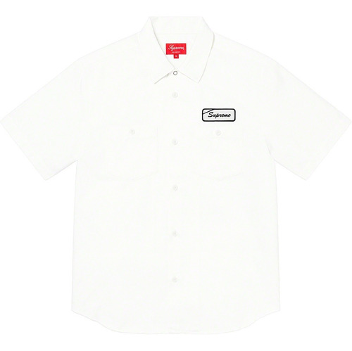 Camisa Supreme Original - Dog S/s Work Shirt White (blanca) 