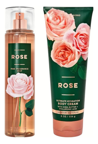 Body Mist Y Body Cream Rose Bath & Body Works