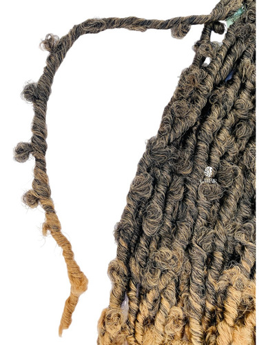 Combo de pelo sintético Butterfly Locs, 60 cm, color pasto negro con miel californiana 1/27