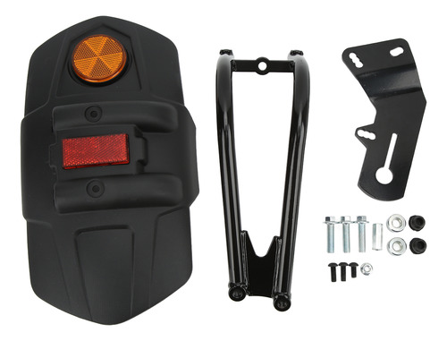 Guardabarros Universal Para Moto Con Accesorios De Soporte,