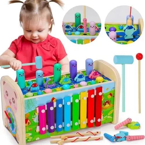 Juguete Educativo Multifuncional 7 En 1 Music Whack-a-mol