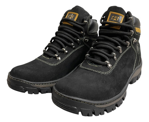 Borcegos Cat, Botas Caterpillar. Color Negro, Importados.