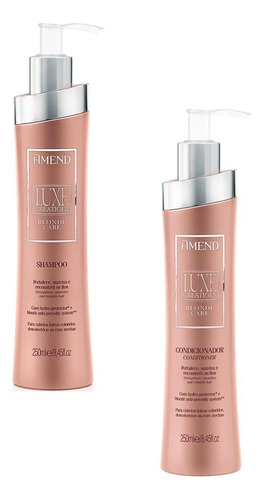 Amend Shampoo + Cond Luxe Creations Blonde Care Reparação