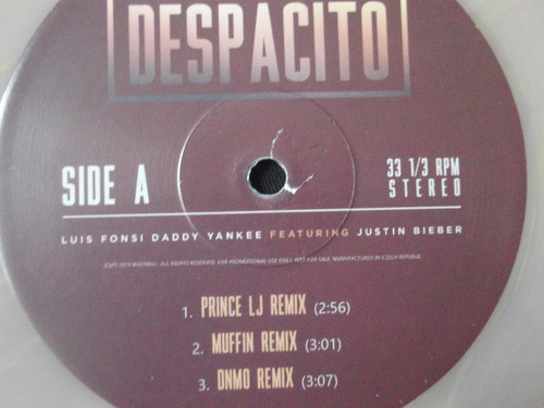 Luis Fonsi & Daddy Yankee Ft. Justin Bieber - Despacito (Usado)
