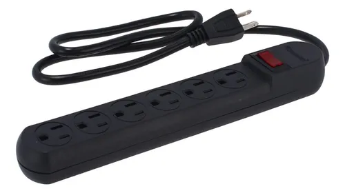 comprar Multicontacto 6 Entradas Con Supresor De Picos A 110 Joules