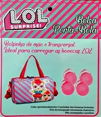 Bolsa Lol Surprise Porta Bola Up4you Infantil