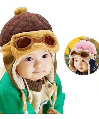 Gorrito Aviador 6-36 Meses Niña O - Unidad a $33000