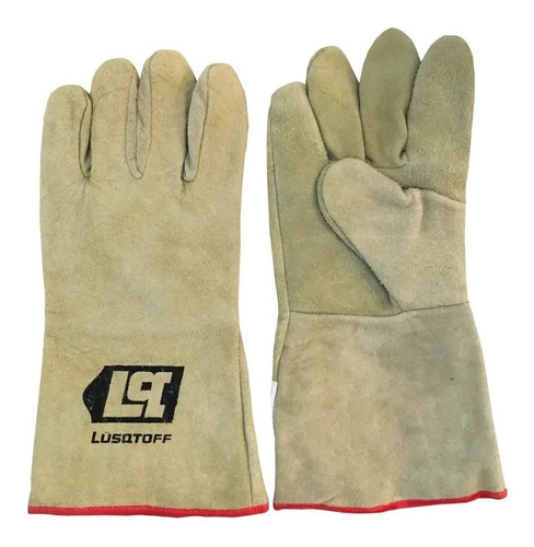 Guantes Para Soldador De Kevlar Comun Marca Lusqtoff  