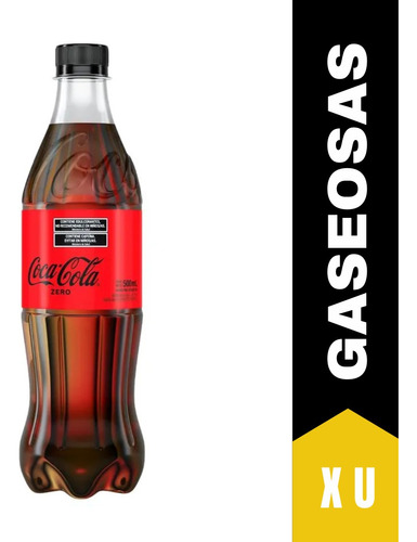 Coca Cola Botella 500ml Zero Zetta Bebidas