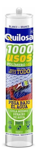 Sellador Polimero Ms 1000 Usos Pega Todo Quilosa Tubo 300ml