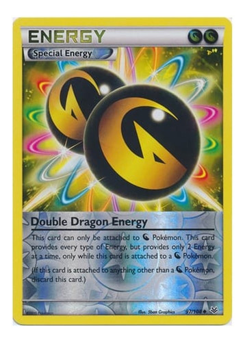 Cartas Pokemon Double Dragon Energy Reverse Holo