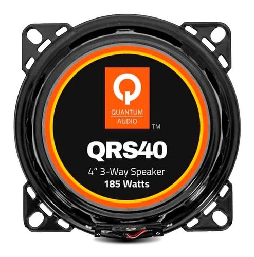 Par De Bocinas De 4 PLG Quantum Audio Qrs40 De 3 Vías 120w Color Negro