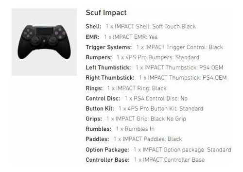 Imagen 10 de 10 de Joystick Inalámbrico Scuf Gaming Impact Negro Impecable
