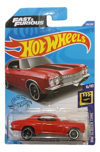 Hot Wheels 70 Chevelle Ss Screen Time 2018