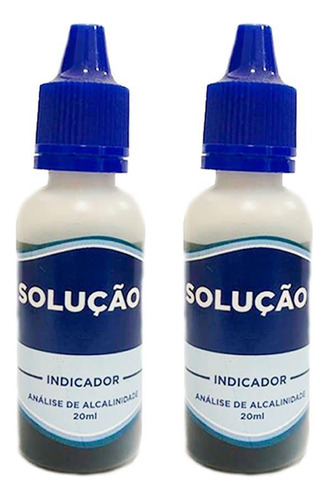 Kit 2x Reagente Medição Teste Alcanalidade Piscina Indicador