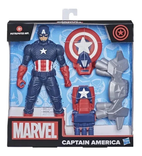 Imagem 2 de 5 de Capitão América Boneco Marvel Avengers Vingadores Hasbro