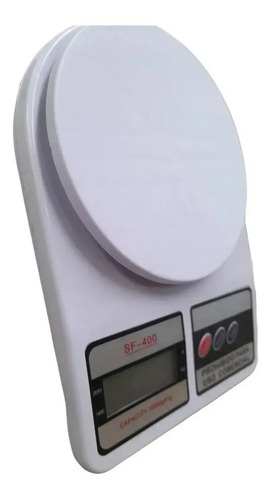 Imagen 4 de 7 de Balanza De Cocina Digital Electronica Sf400 Hasta 5kg Blanca