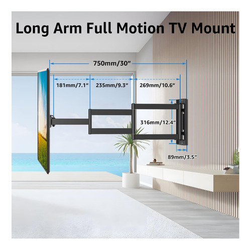 Monte De La Pared Del Televisor De La Esquina De La Esquina
